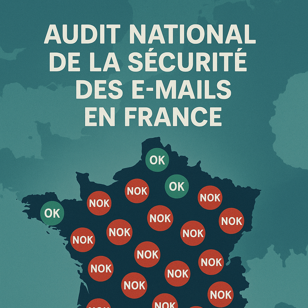 Audit national de la sécurité des e-mails en France : 4,3 millions de domaines passés au crible